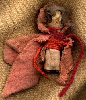 doll made from scraps